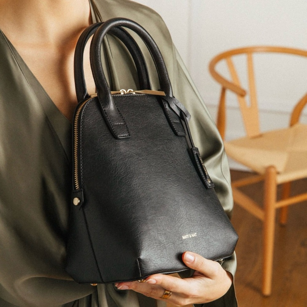 Matt & Nat Gessi Black Satchel